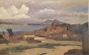 Jean Baptiste Camille  Corot Ischia,View from the Slopes of Mount Epomeo (mk05) oil painting artist